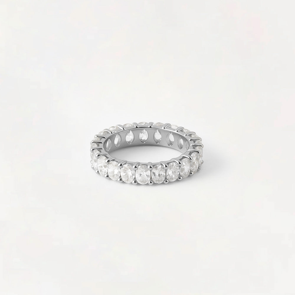 Gold Eternity Ring with Continuous Band