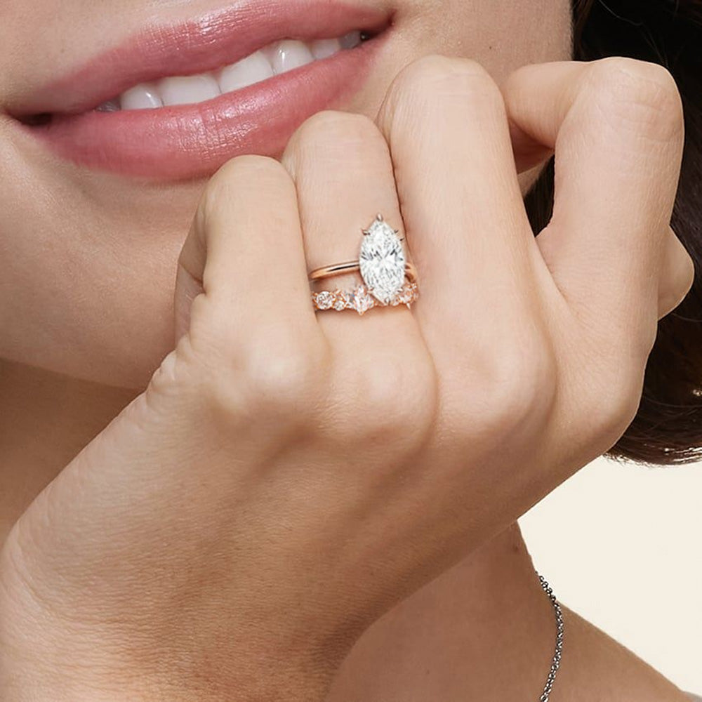 Starlight Ring Set in Gold