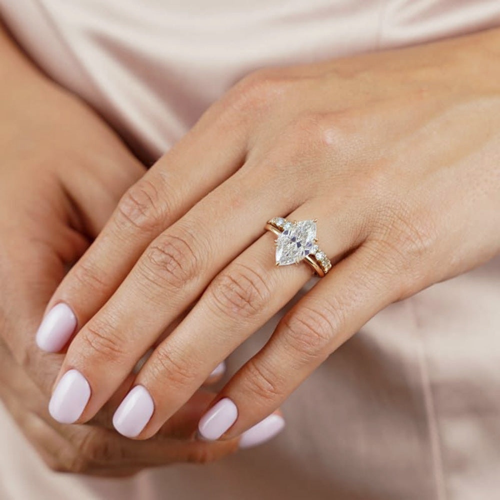 Starlight Ring Set in Gold