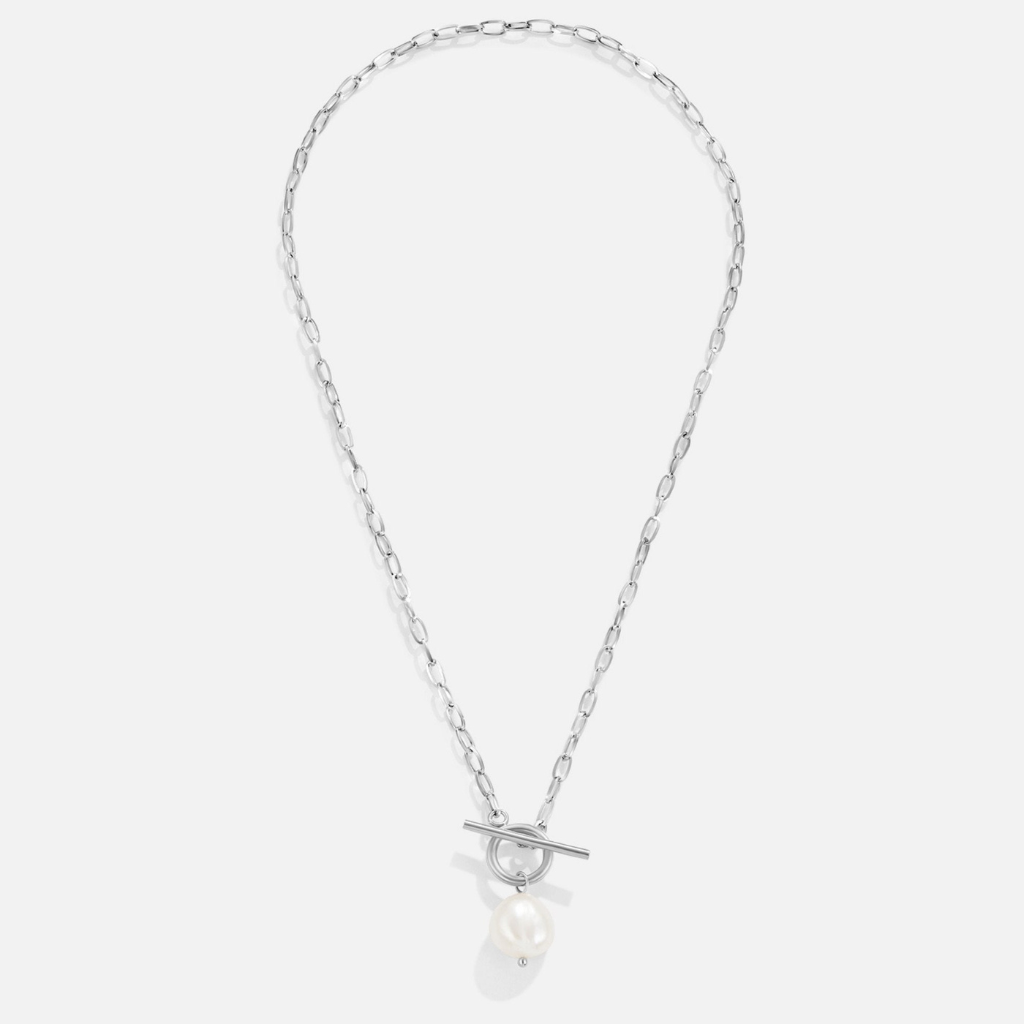 Freshwater Pearl Necklace with Toggle Pendant