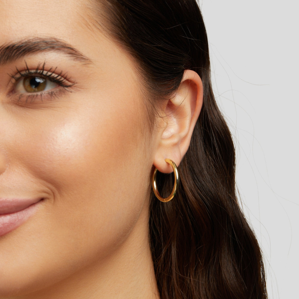 Hoop Earrings Set with Smooth Finish (Set of 3 Pairs)