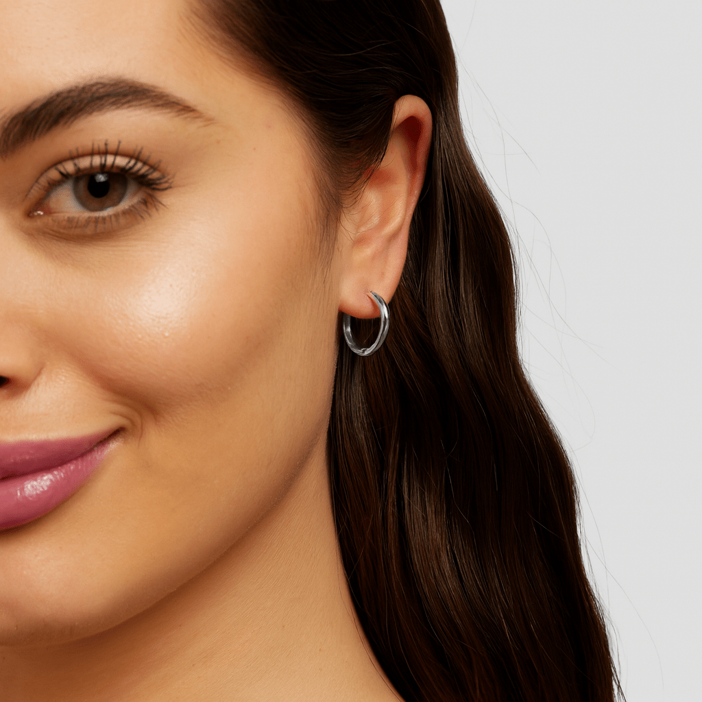 Hoop Earrings Set with Smooth Finish (Set of 3 Pairs)