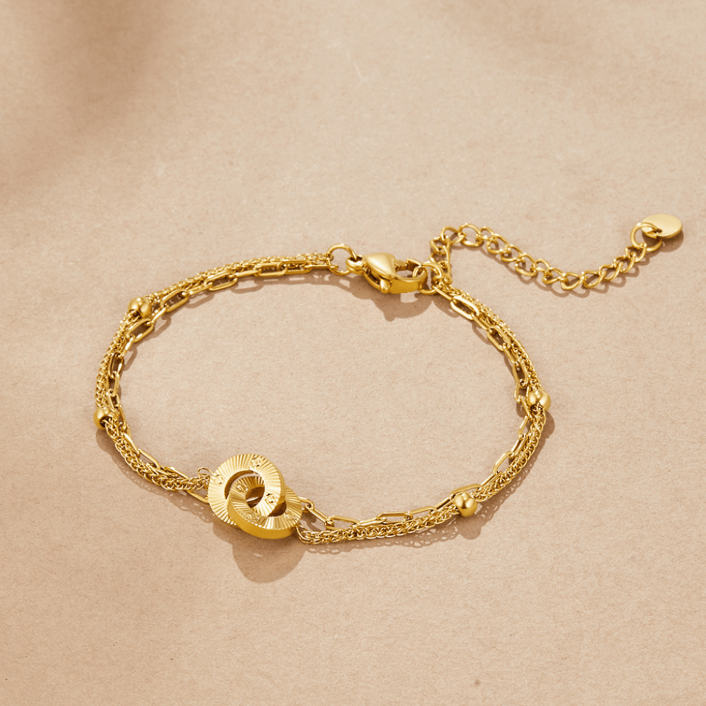 Bracelet with Interlocking Loop Detail