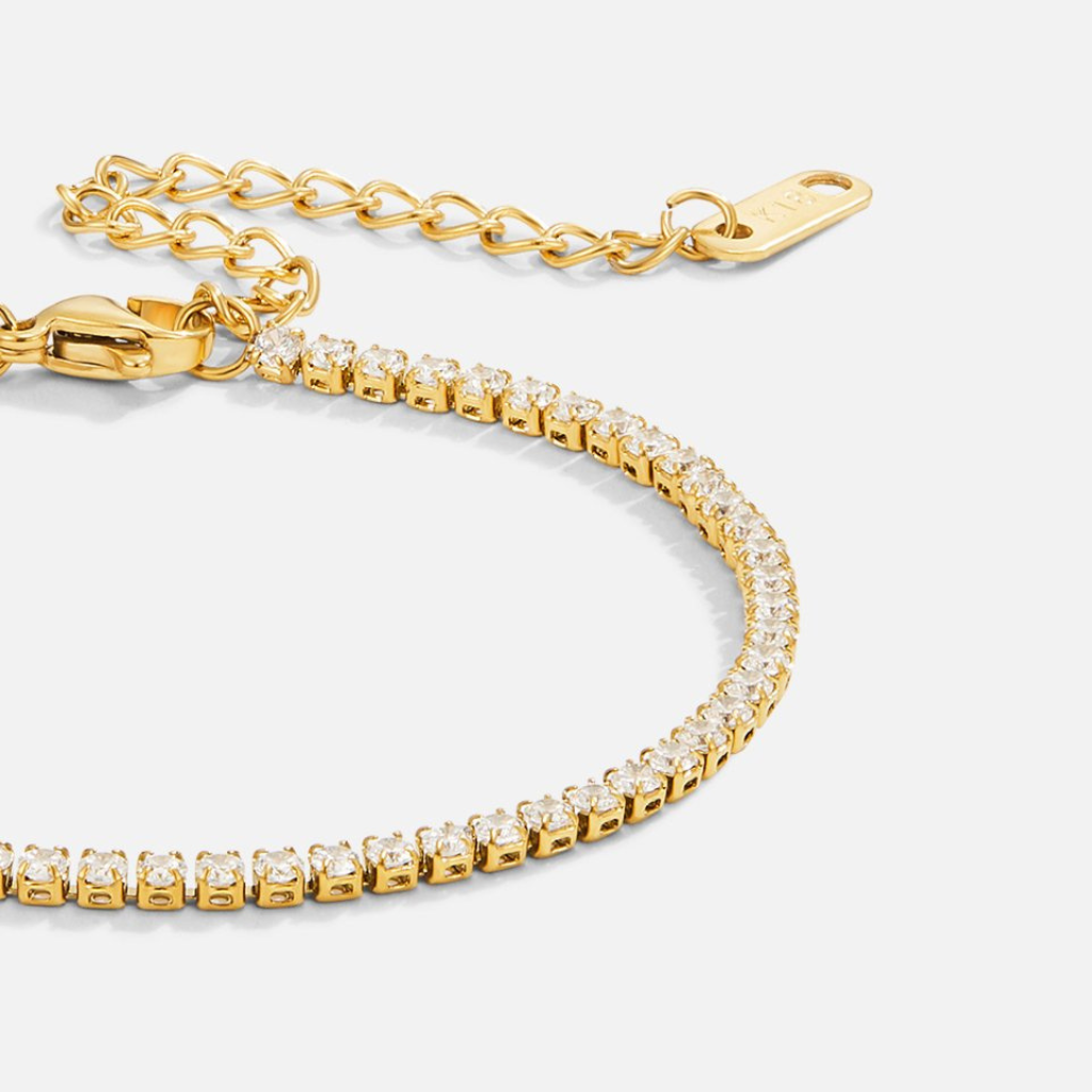 Tennis Bracelet with Crystal Stones