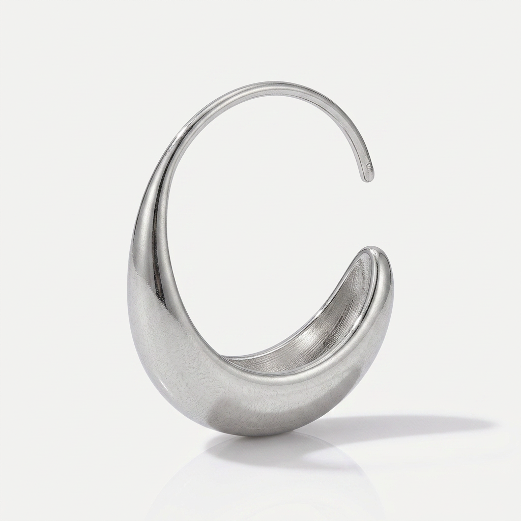 Classic Drop Hoop Earrings