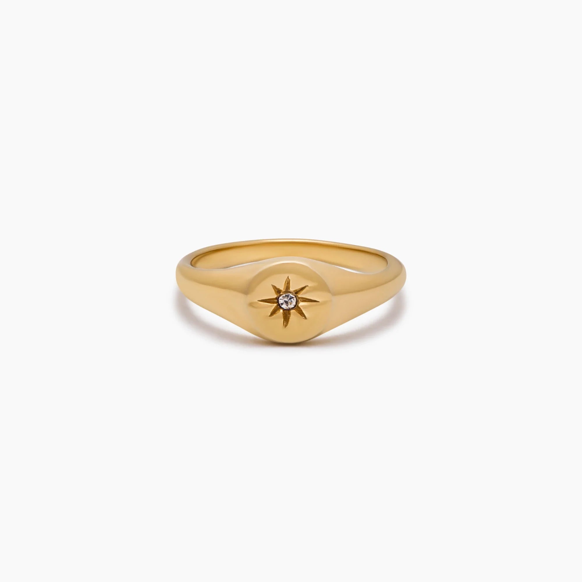 Stella | Gold Signet Ring