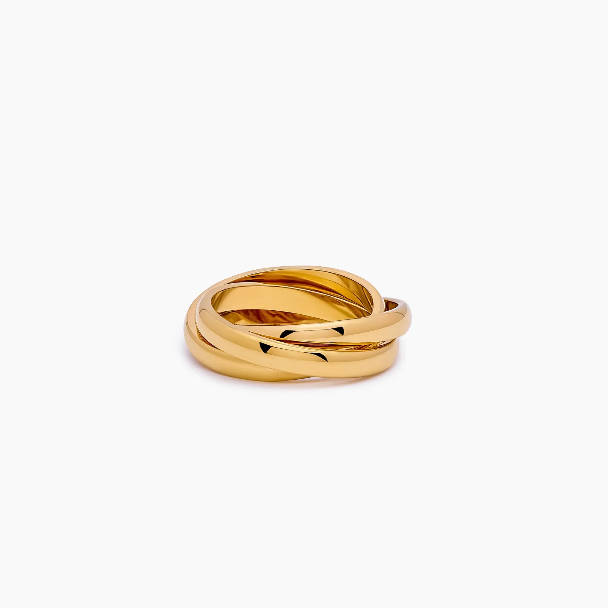 Gold Trio Rolling Ring