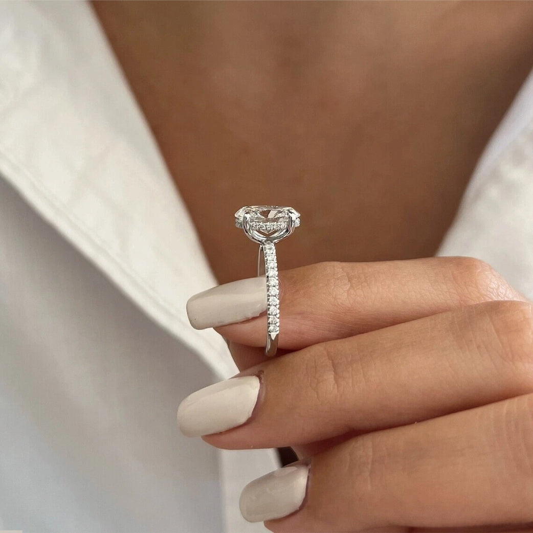 Gold Orbit Ring with Celestial Band Detail
