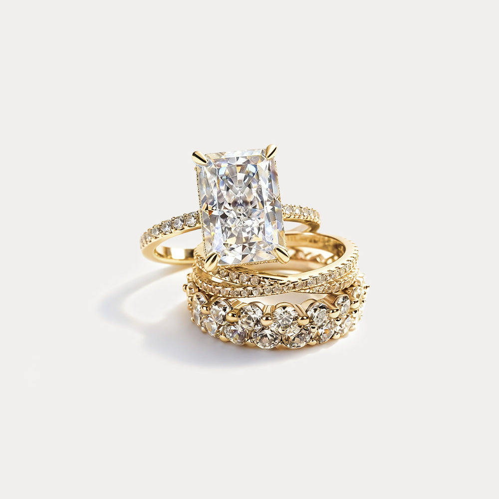 Gold Stacking Ring Set