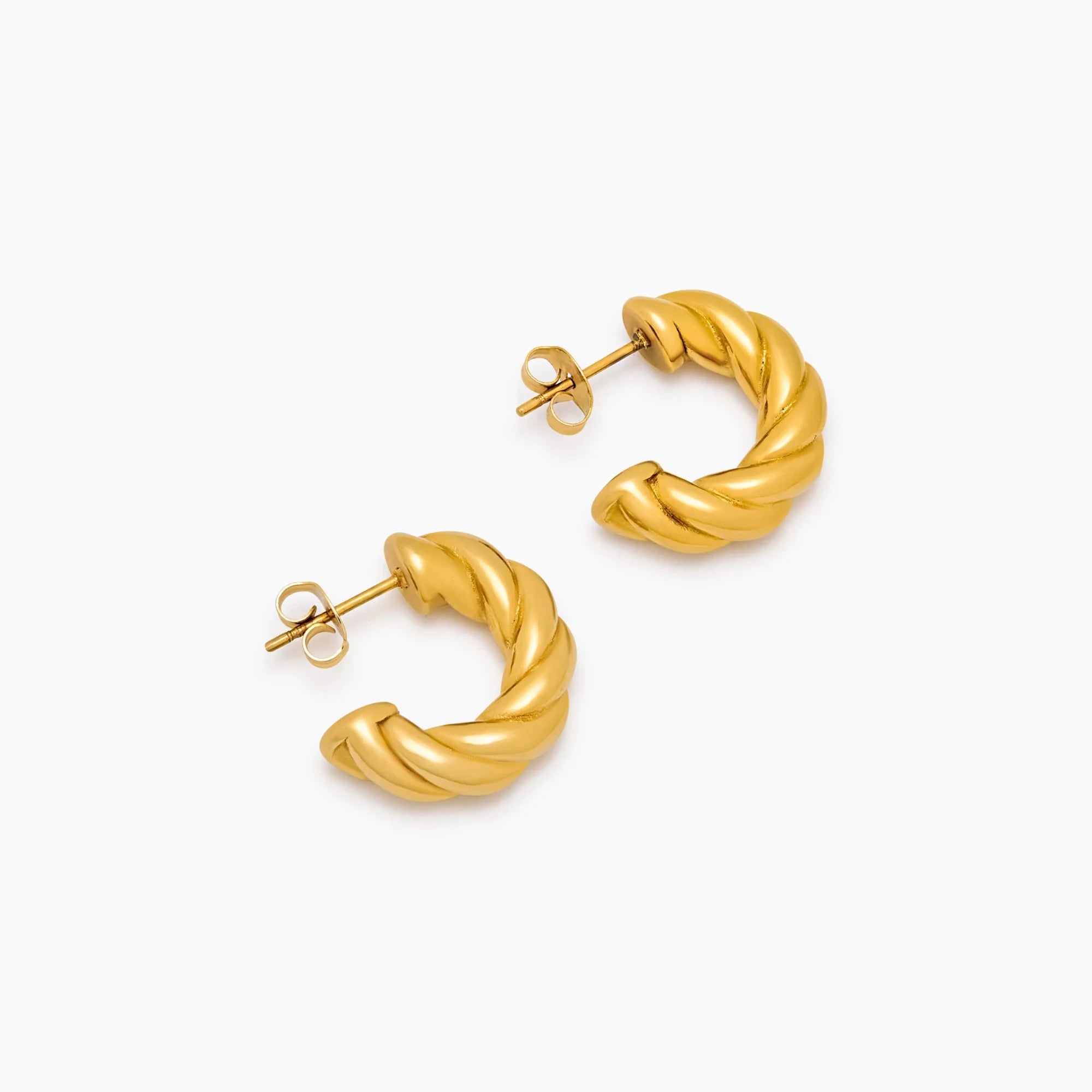 Gold Demi Twist Earrings