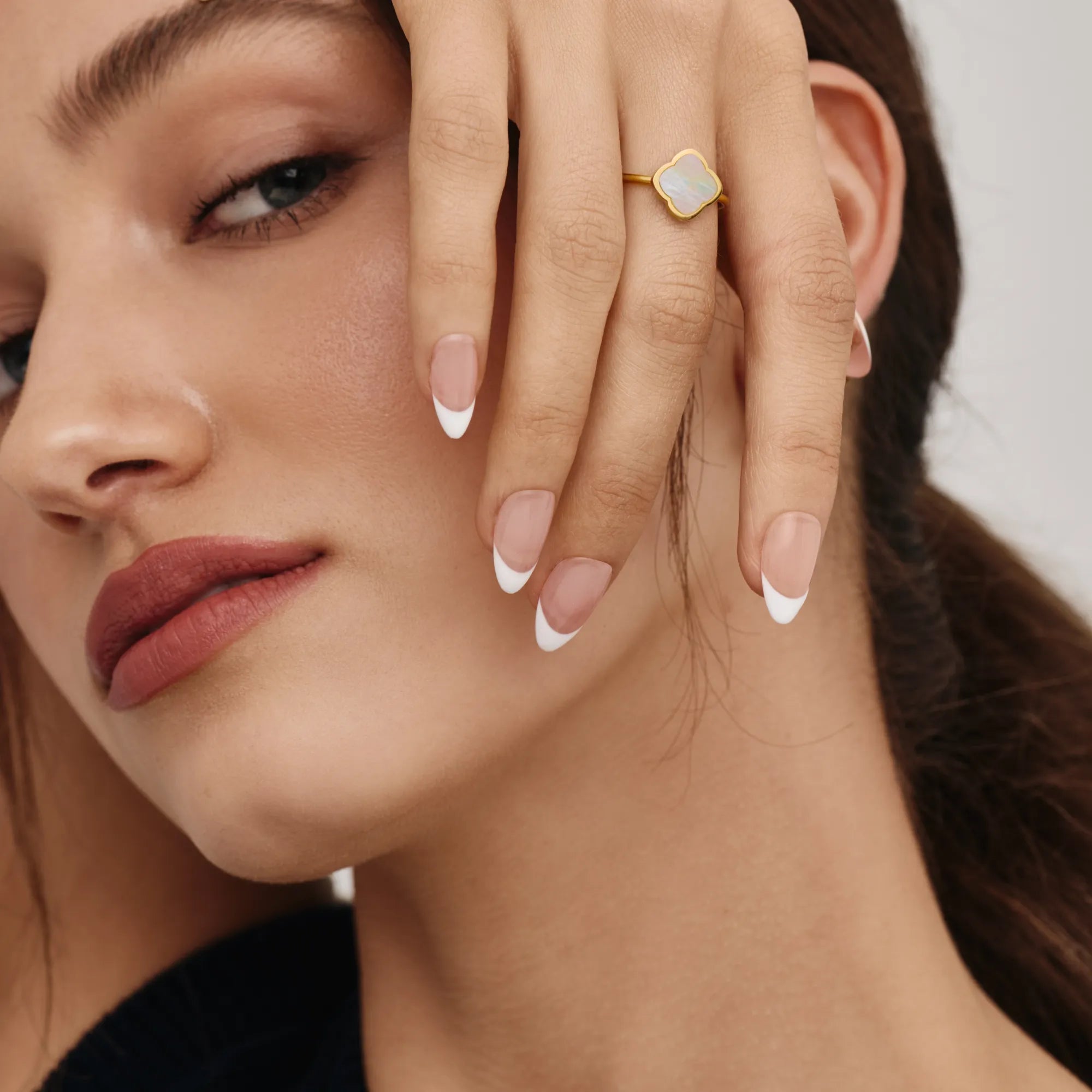 Gold Clover Wrap Ring