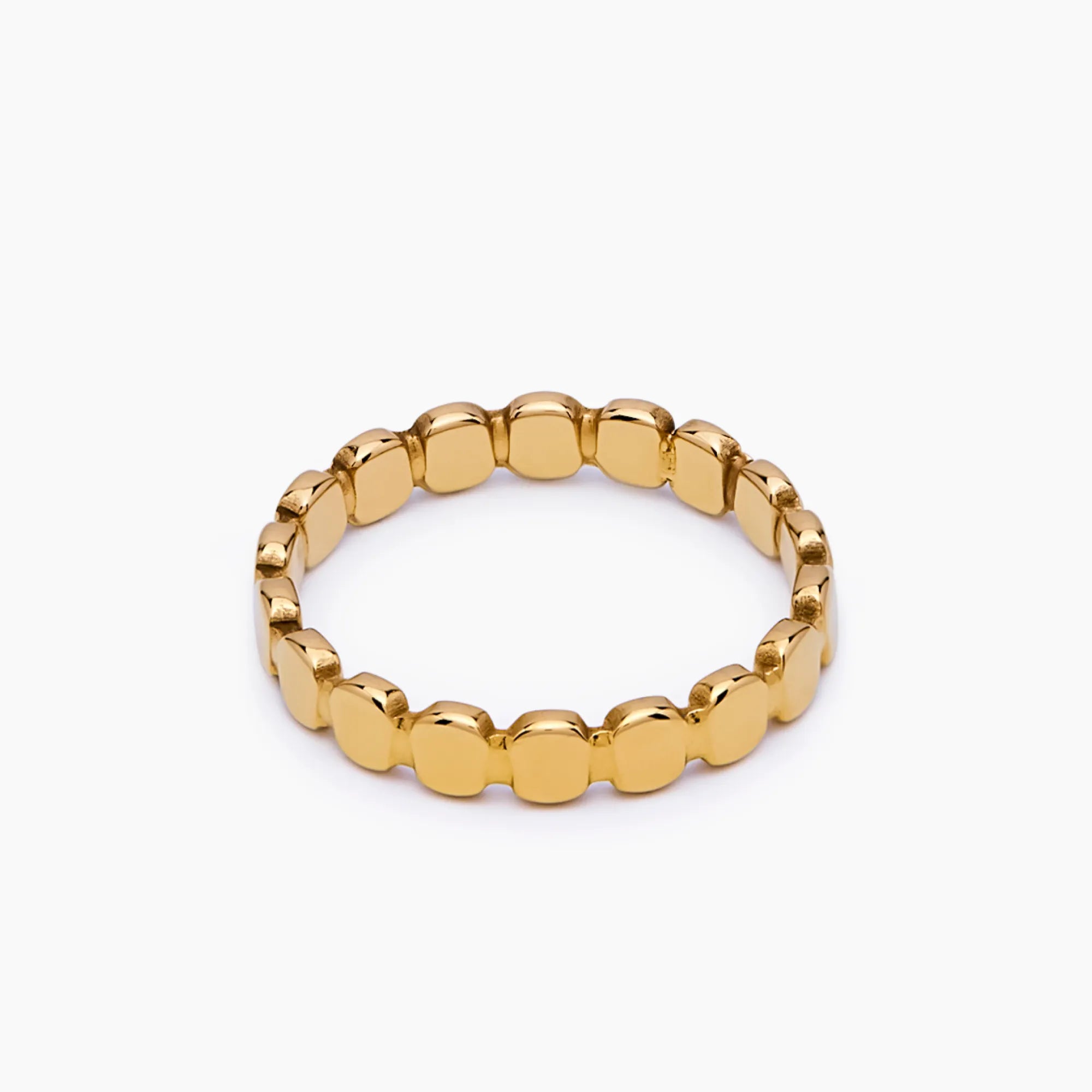 Gold Beaded Ring