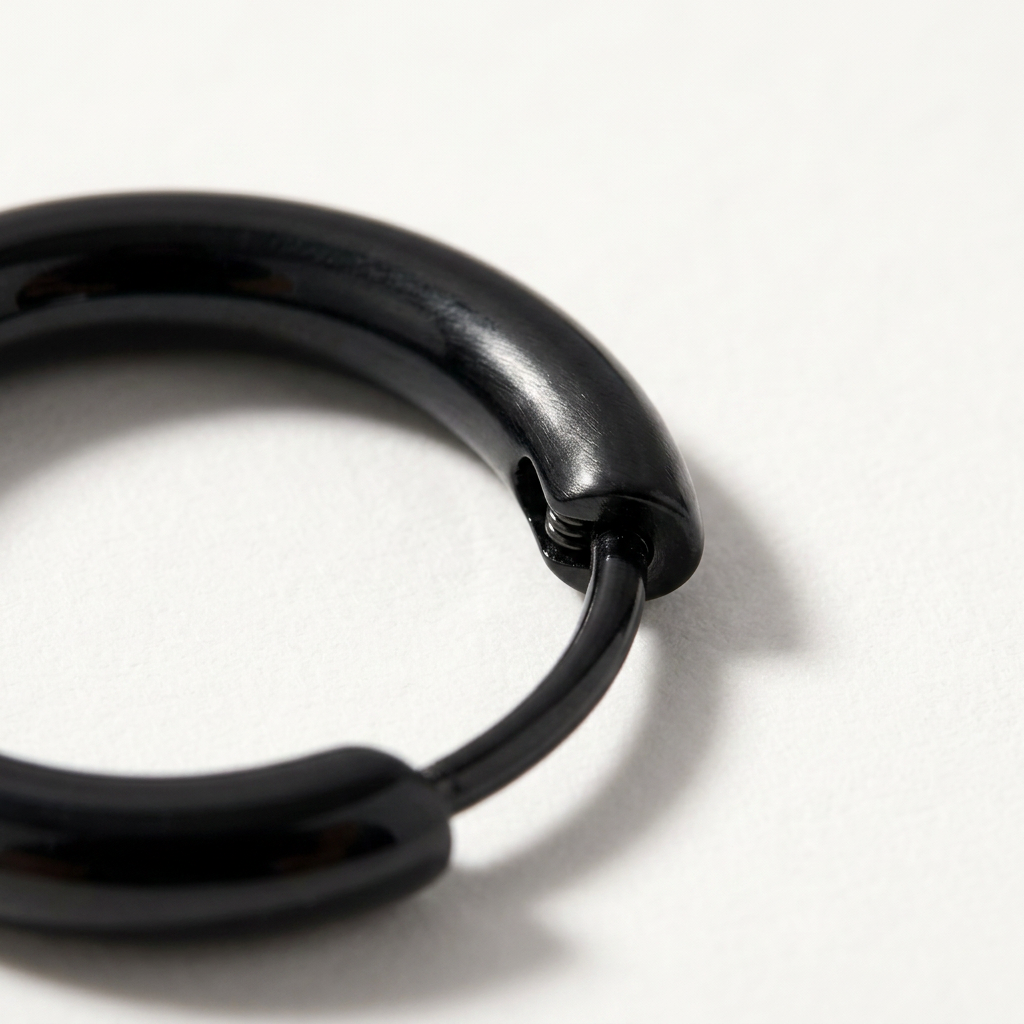 Hoop Earrings Set with Smooth Finish (Set of 3 Pairs)