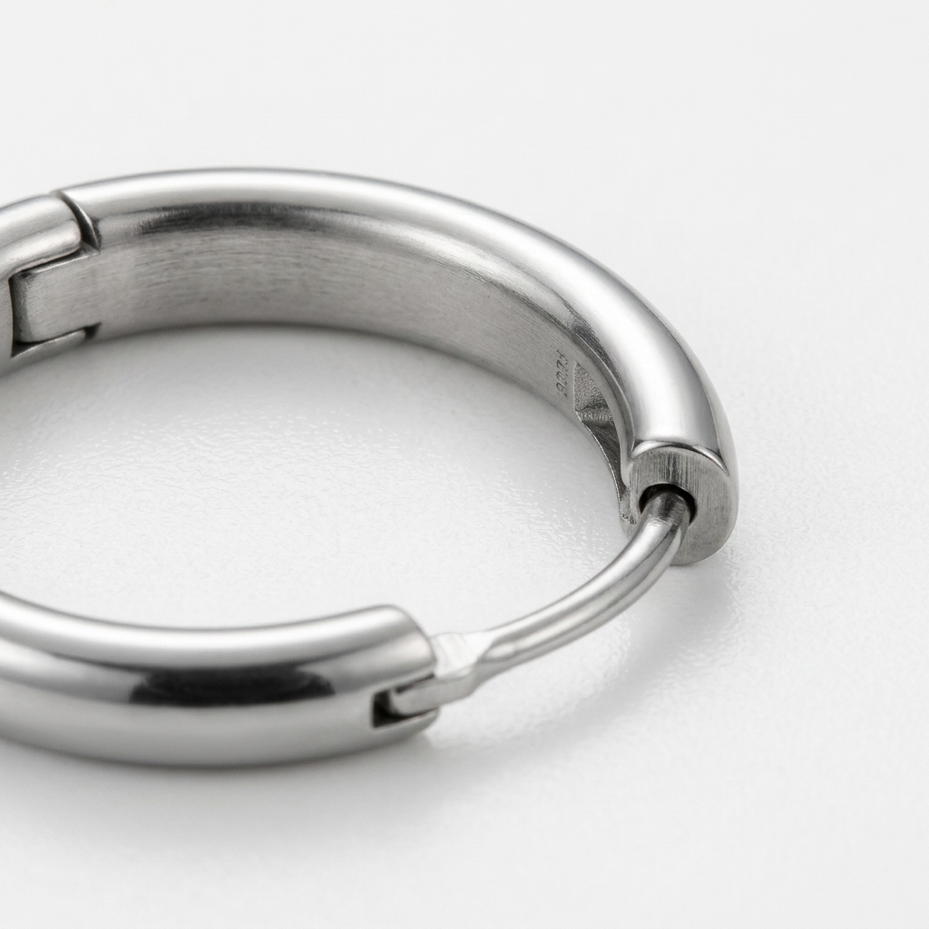 Hoop Earrings Set with Smooth Finish (Set of 3 Pairs)