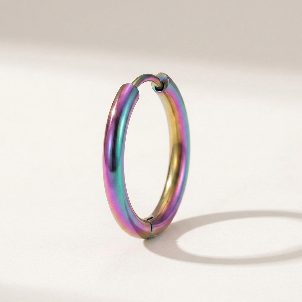 Hoop Earrings Set with Smooth Finish (Set of 3 Pairs)