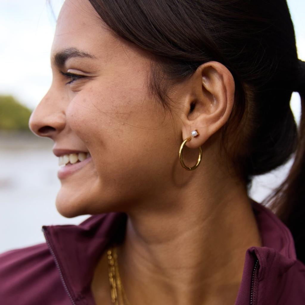 Hoop Earrings Set with Smooth Finish (Set of 3 Pairs)
