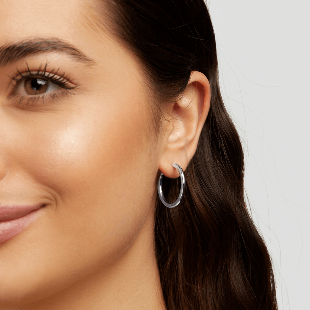 Hoop Earrings Set with Smooth Finish (Set of 3 Pairs)