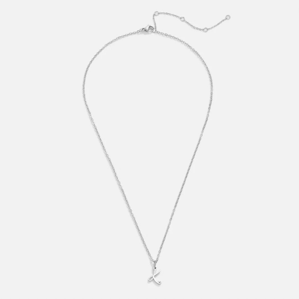 Letter Necklace with Heart Detail