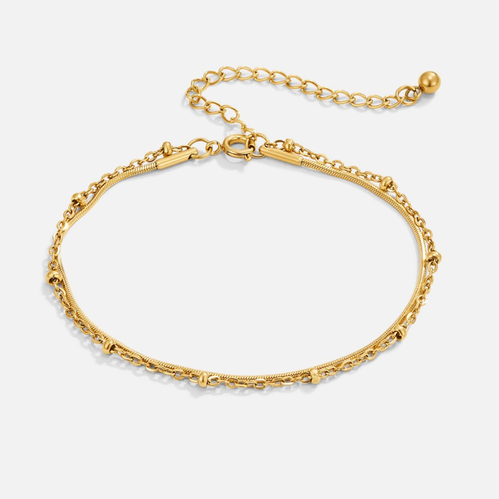 Gold Layered Bracelet with Multi-Strand Design