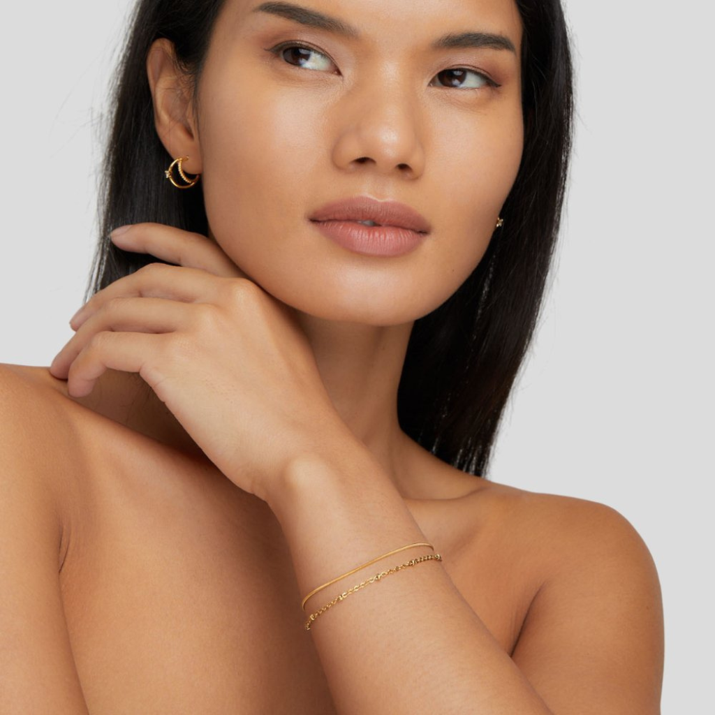 Gold Layered Bracelet with Multi-Strand Design