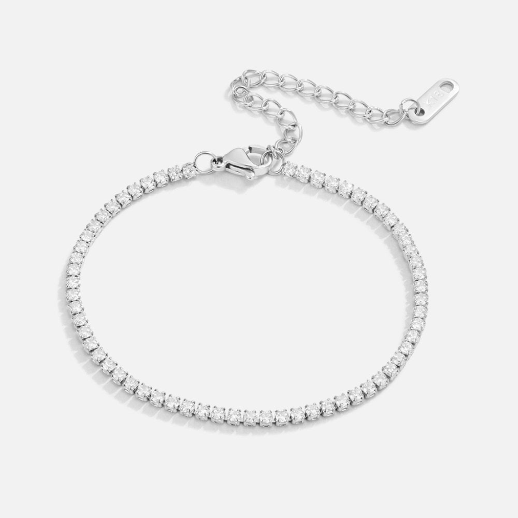 Tennis Bracelet with Crystal Stones