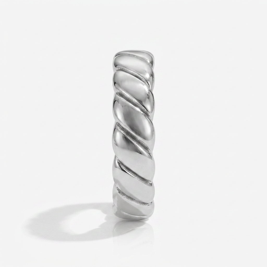 Gold Plated Twisted Infinity Ring