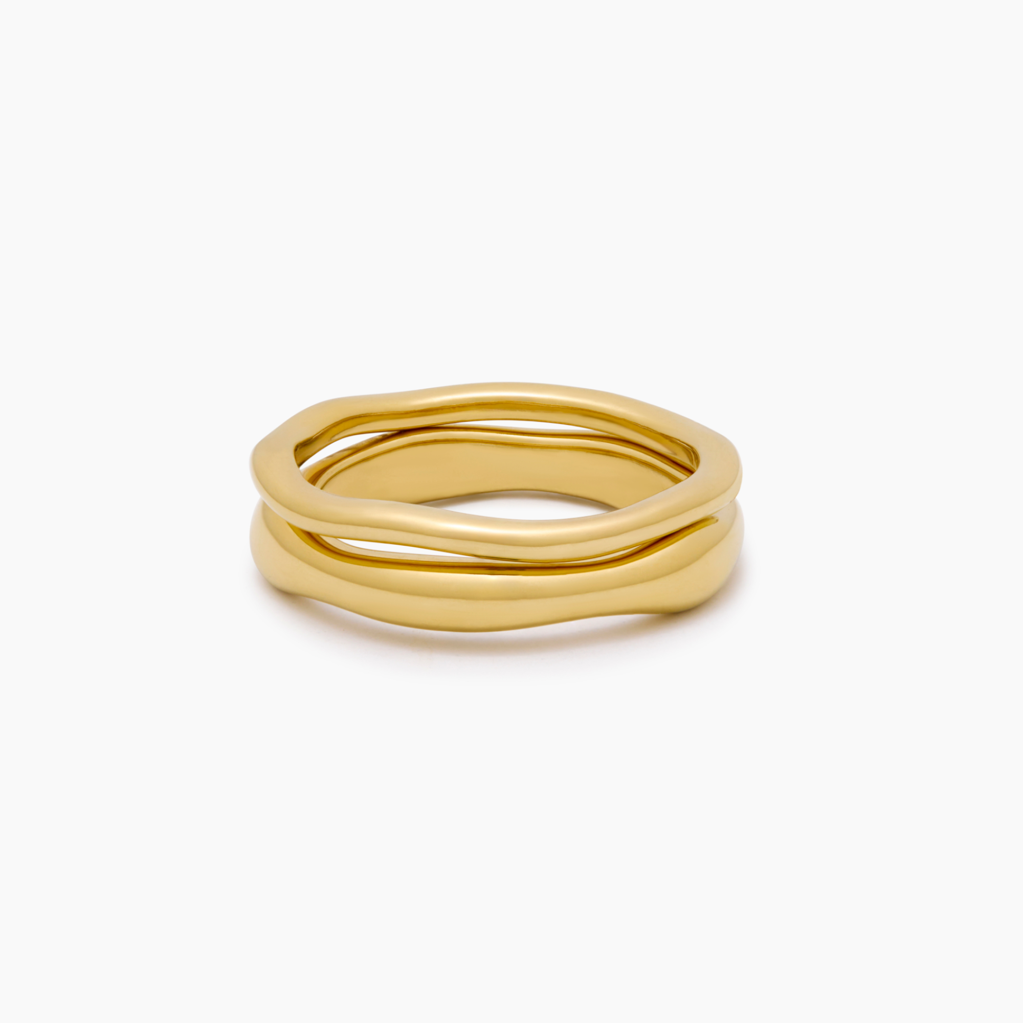 Gold Stackable Rings Set