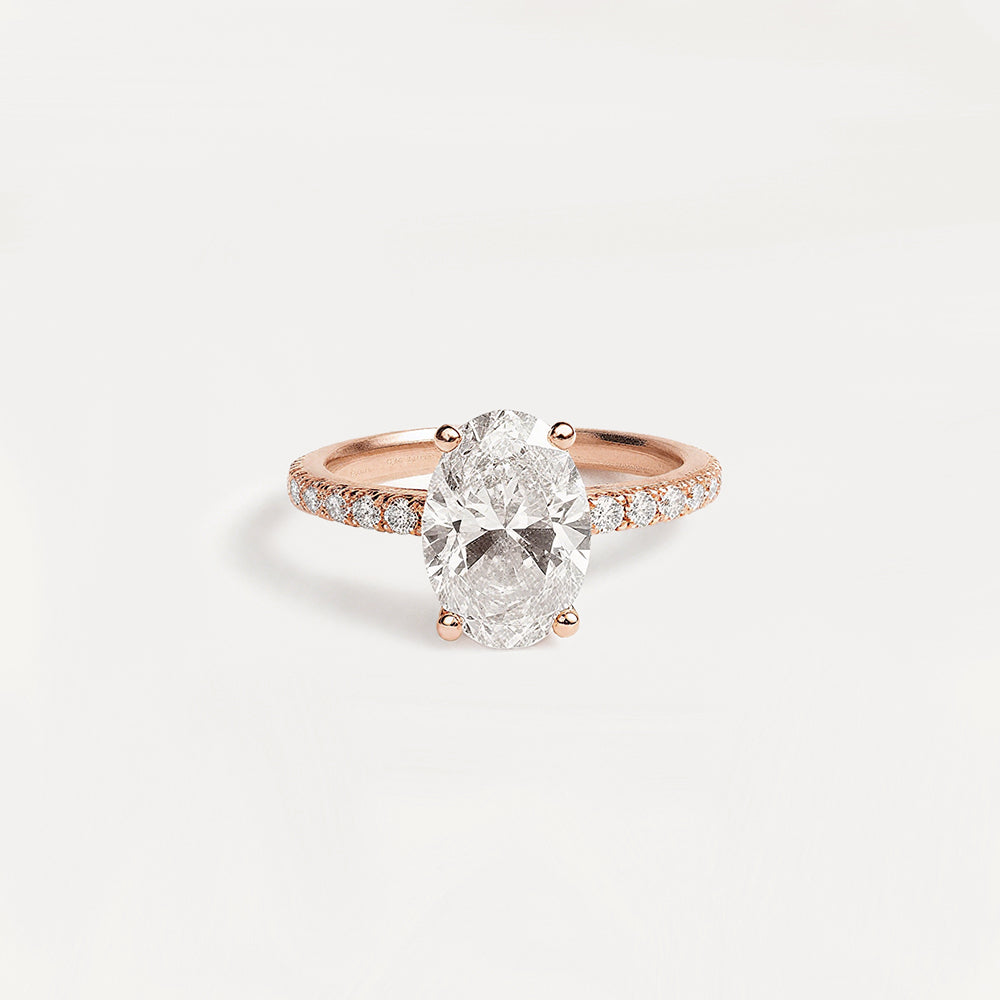 Gold Orbit Ring with Celestial Band Detail