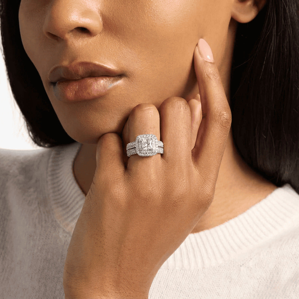 Stacking Ring Set with Geometric Beam Design