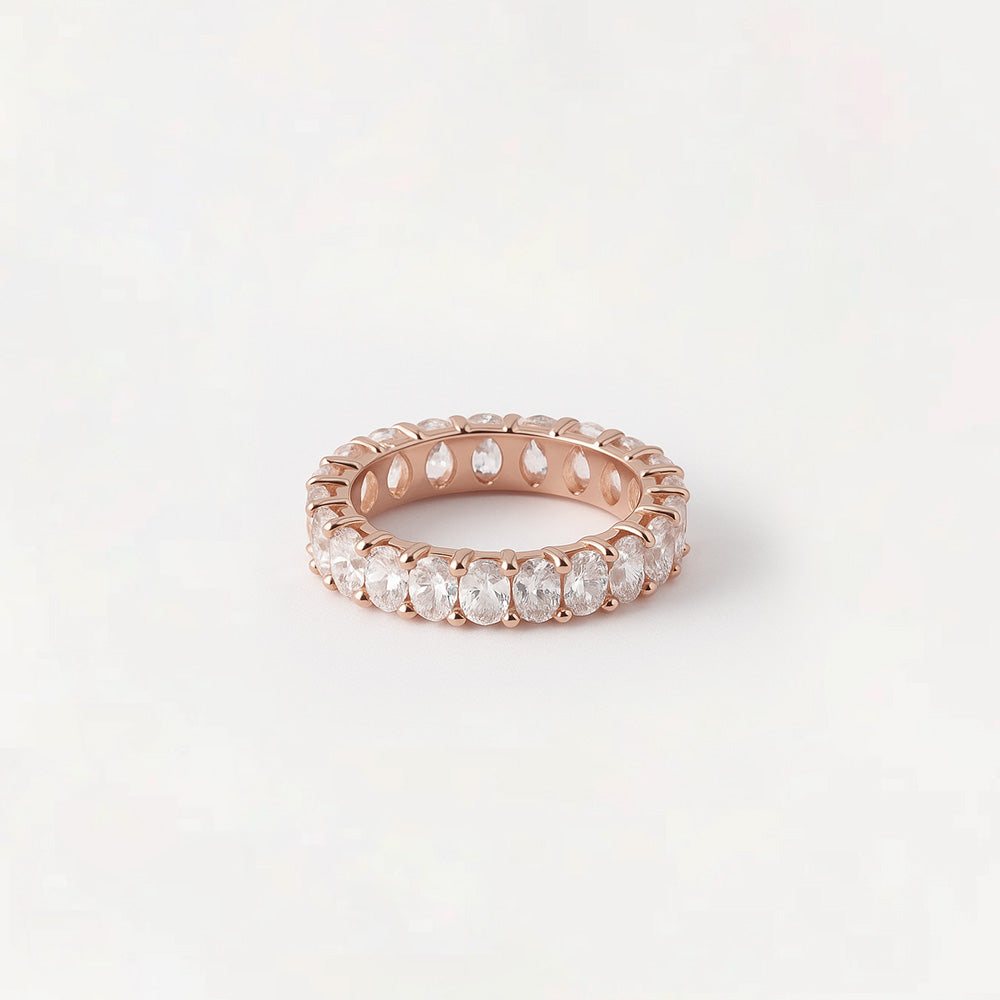 Gold Eternity Ring with Continuous Band