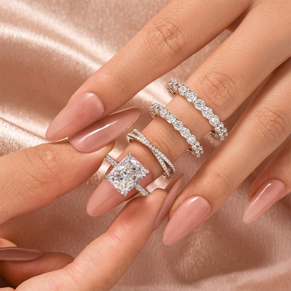 Gold Stacking Ring Set
