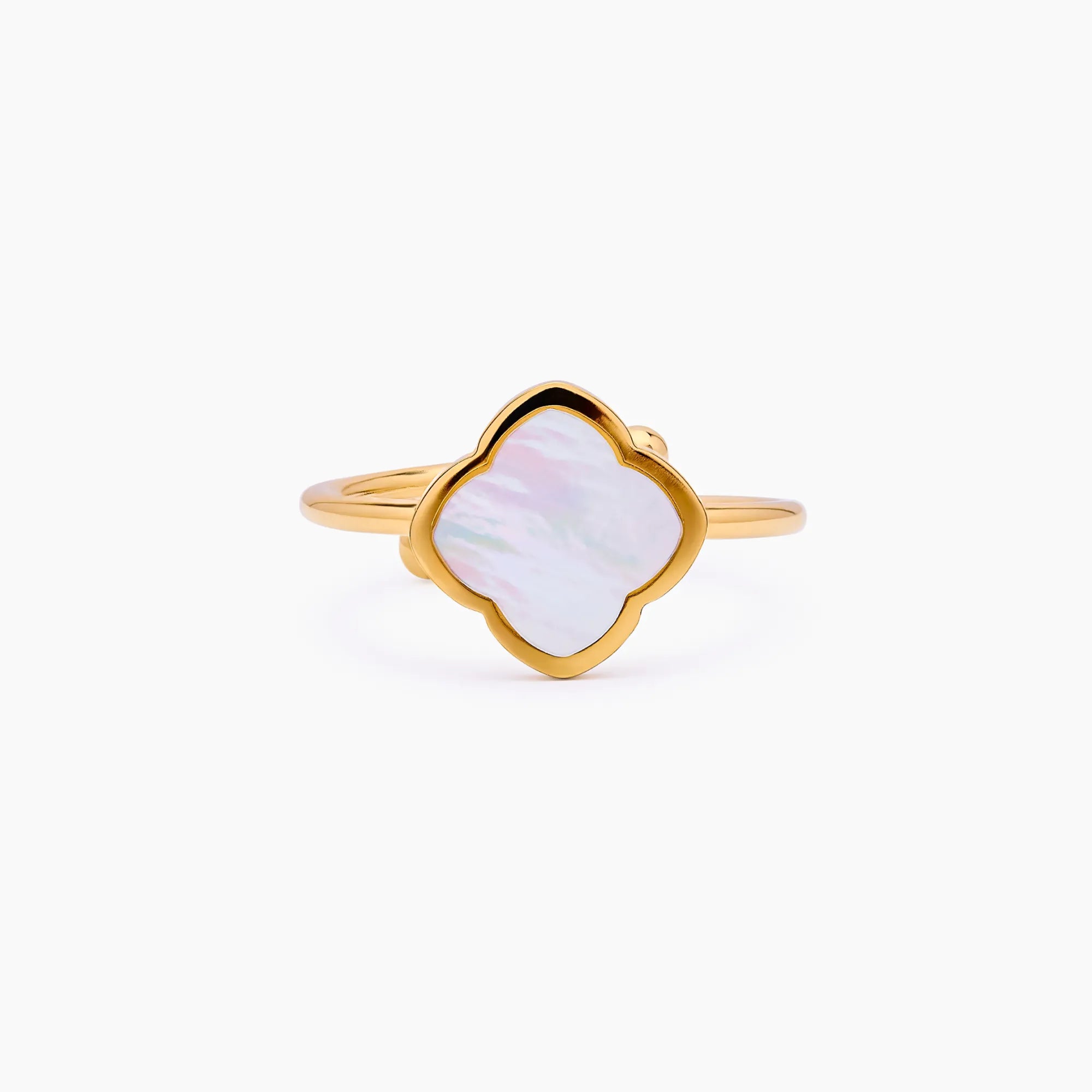 Gold Clover Wrap Ring
