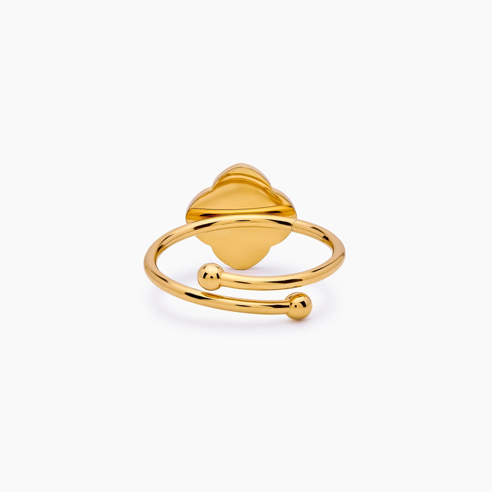 Gold Clover Wrap Ring