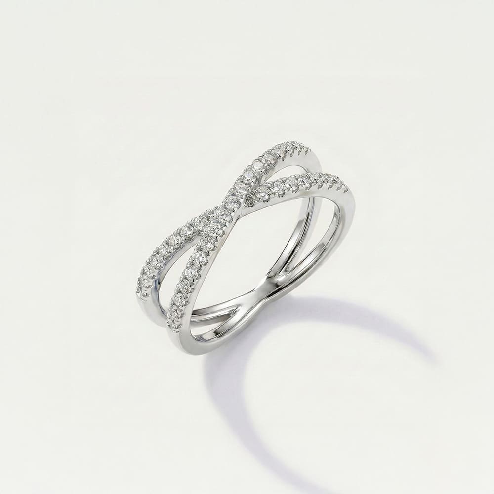 Gold Criss Cross Ring